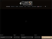 Tablet Screenshot of chapinortehostelbogota.com